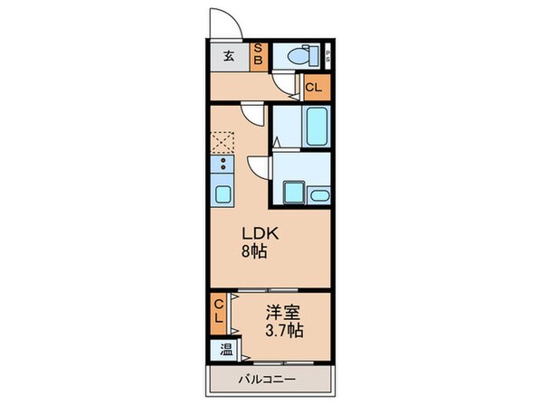 アート小若江の物件間取画像